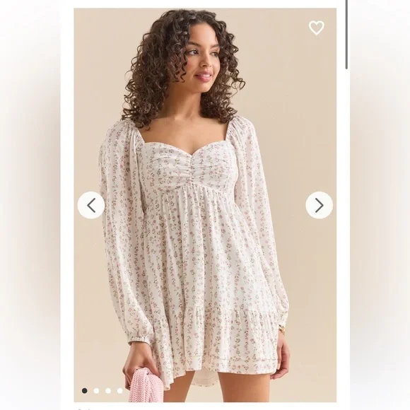 New with tags Altar’d state Lenny floral babydoll dress - Picture 1 of 4